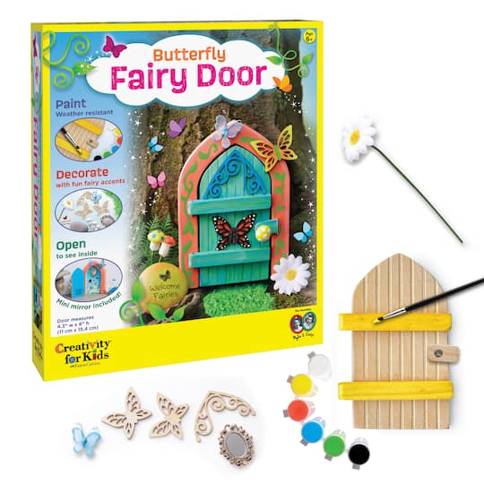 Creativity for Kids&#xAE; Butterfly Fairy Door Kit